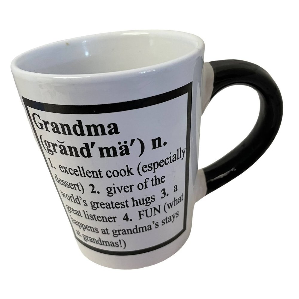Cute Grandma Cup Mug Novelty Gift Coffee Tea Large 18 Ounce White Ceramic
